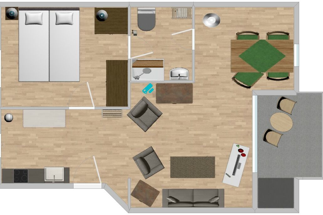 Grundriss Musterwohnung